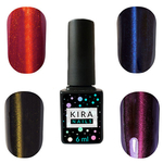Гель-лаки Kira Nails "Котяче око"