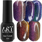 Гель-лаки ART Flash Cat Chameleon