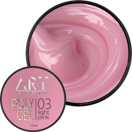 Полігель ART POLYGEL №03 Light Pink, 15 мл, Все варианты для вариаций: 03