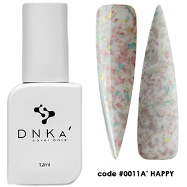 DNKa Cover Base №0011A' Happy, 12 мл, Цвет: 11A'
