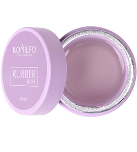 База Komilfo Rubber Base Coat - каучуковая база для гель-лака без кисточки (банка), 30 мл, Объем: 30 мл банка