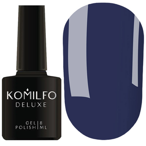 Гель-лак Komilfo Deluxe Series Dusk Collection №D296 (синій, емаль), 8 мл