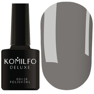 Гель-лак Komilfo Deluxe Series Dusk Collection №D292 (серый, эмаль), 8 мл