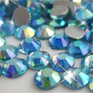 Стразы Aquamarine Ab ss6(1.9-2.0 мм),100 шт