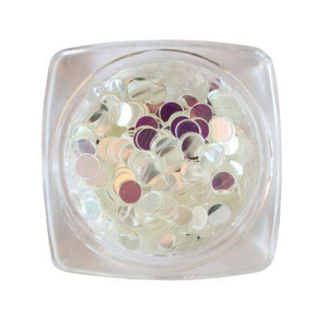 Komilfo диско дизайн №038, прозрачные, хамелеон, 3 мм, (1 г), Цвет: 038