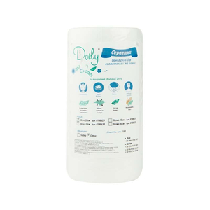 Салфетки в рулоне 20*20, 40г/м2, 100 шт, сетка Doily, Структура: Сетка, Размер: 20x20, Фасовка: в рулоне