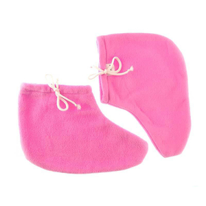 Носочки для парафінотерапії Jerden Proff флісові, колір рожевий, пара