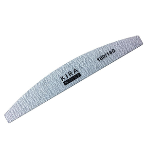 Пилочка Kira Nails эконом, полукруг 180/180