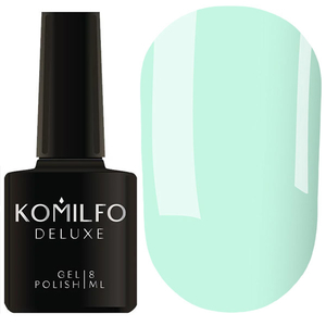 Гель-лак Komilfo Deluxe Series D145 (нежно-бирюзовый, эмаль), 8 мл