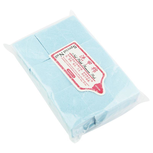 Безворсовые салфетки жесткие Special Nail 6х4см, упаковка, голубые