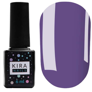 Гель-лак Kira Nails №158 (приглушений синій, емаль), 6 мл