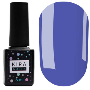 Гель-лак Kira Nails №156 (яскраво-синій, емаль), 6 мл