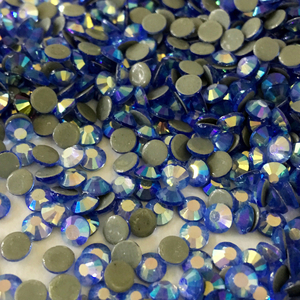 Стразы lt.sapphire ab ss3 (1.3-1.5 мм),100 шт