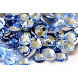 Стразы Lt.Sapphire ss3 (1.3-1.5 мм) 100 шт