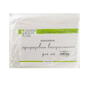 Пакеты одноразовые для парафинотерапии ног, 30х50 см, 100 шт Jerden Proff