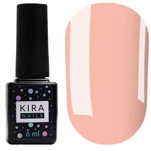 Гель-лак Kira Nails №006 (розово-персиковый для френча, эмаль), 6 мл