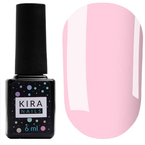 Гель-лак Kira Nails №011 (бледный розовый, эмаль), 6 мл