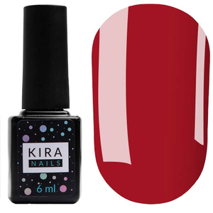 Гель-лак Kira Nails №041 (бордовий, емаль), 6 мл