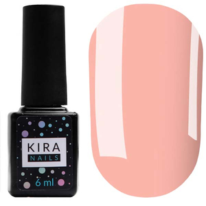 Гель-лак Kira Nails №048 (персиково-рожевий, емаль), 6 мл