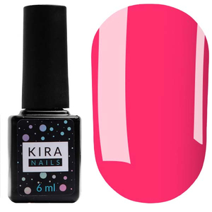 Гель-лак Kira Nails №051 (яркий малиновый, эмаль), 6 мл