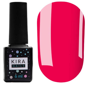 Гель-лак Kira Nails №052 (світлий малиново-червоний, емаль), 6 мл