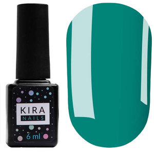 Гель-лак Kira Nails №078 (зелений, емаль), 6 мл