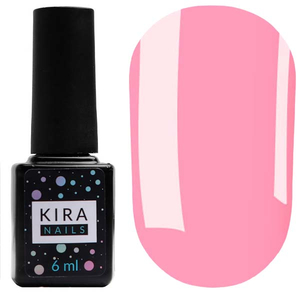 Гель-лак Kira Nails №101 (яркий розовый, эмаль), 6 мл