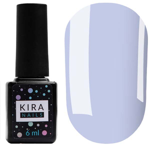 Гель-лак Kira Nails №132 (ніжно-блакитний, емаль), 6 мл