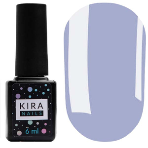 Гель-лак Kira Nails №133 (серо-голубой, эмаль), 6 мл
