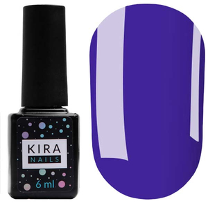Гель-лак Kira Nails №136 (електрик, емаль), 6 мл