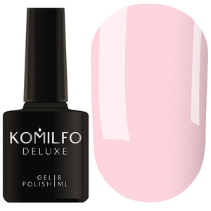 Гель-лак Komilfo Deluxe Series №D027 (светлый лилово-розовый, эмаль), 8 мл