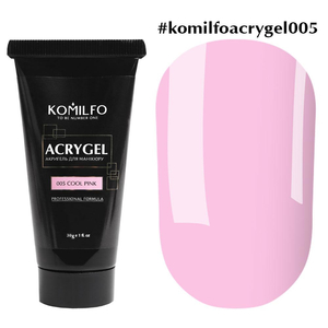 Komilfo AcryGel 005 Cool Pink, 30 мл, Об`єм: 30 мл, Колір: Cool Pink