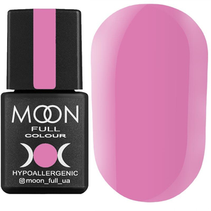 Гель-лак MOON FULL color Gel polish №117 (рожево-бузковий, емаль), 8 мл