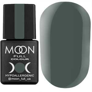 Гель-лак MOON FULL color Gel polish №151 (серый, эмаль), 8 мл