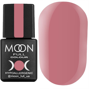 Гель-лак MOON FULL color Gel polish №198 (вінтажний рожевий, емаль), 8 мл