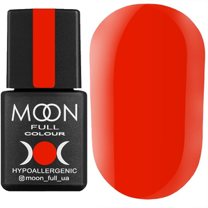 Гель-лак MOON FULL Neon color Gel polish №708 (ярко-красный, неон), 8 мл
