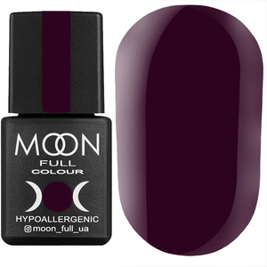 Гель-лак MOON FULL color Gel polish №168 (темно-сливовый, эмаль), 8 мл