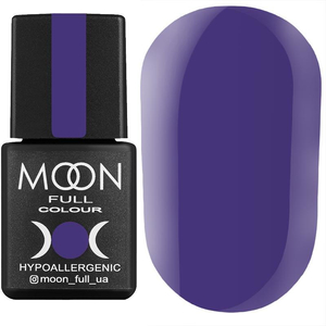 Гель-лак MOON FULL color Gel polish №179 (васильковый, эмаль), 8 мл