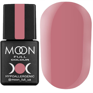 Гель-лак MOON FULL color Gel polish №198 (винтажный розовый, эмаль), 8 мл