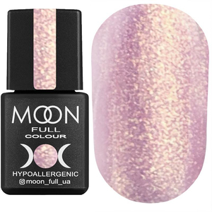 Гель-лак MOON FULL color Gel polish №305 (светло-сиреневый с золотистым шиммером), 8 мл