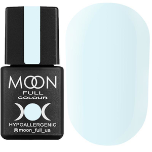 Гель-лак MOON FULL color Gel polish №627 (бело-голубой, эмаль), 8 мл