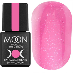 Гель-лак MOON FULL Opal color Gel polish №506 (бледная фуксия с разноцветным шиммером), 8 мл