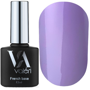 Valeri French base №015 (лиловый, эмаль), 12 мл, Объем: 12 мл, Цвет: 015
