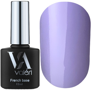 Valeri French base №016 (светлый серо-лиловый, эмаль), 12 мл, Объем: 12 мл, Цвет: 016