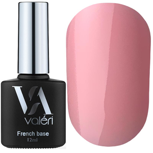 Valeri French base №009 (світло-рожевий, емаль), 12 мл, Об`єм: 12 мл, Все варианты для вариаций: 009