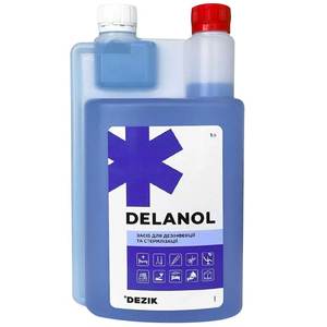 Деланол - средство для дезинфекции и стерилизации инструментов, 1 л, Объем: 1 л