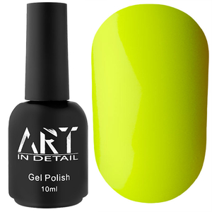 Гель-лак ART Neon N008 (жовтий, неоновий), 10 мл, Об`єм: 10 мл, Колір: 008