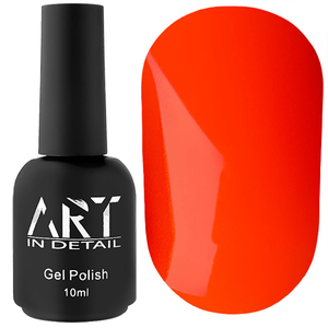 Гель-лак ART Neon N009 (оранжевый, неоновый), 10 мл, Объем: 10 мл, Цвет: 009