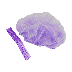 Шапочка одноразова "Шарлотта", упаковка 100 шт, фіолетова