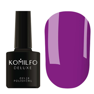 Гель-лак Komilfo Kaleidoscopic Collection K011 (фіолетовий, неоновий), 8 мл, Об`єм: 8 мл
, Колір: 011